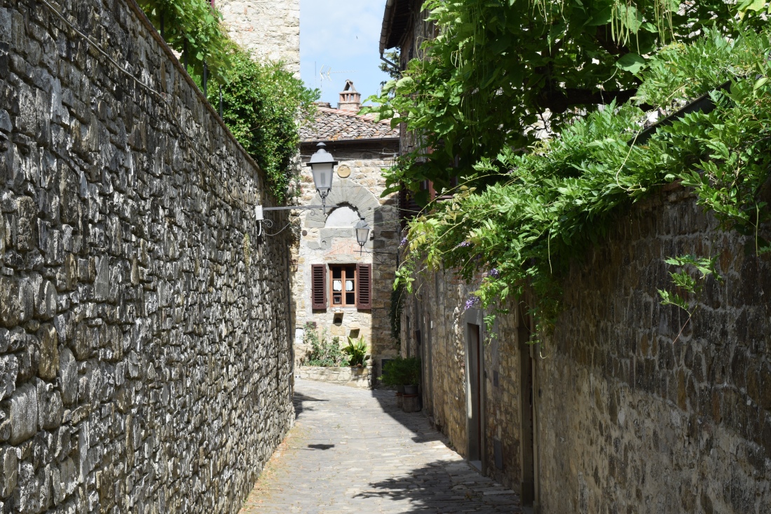 Montefioralle A little Italian Village behind stone walls